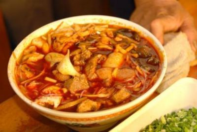 西安戶縣特色美食小吃辣子疙瘩